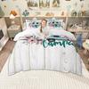 Homewish Happy Camping Duvet Cover Set For Kids Boys Girls Cartoon Camper Car Bedding Set Rv Accessories Quilt Cover Set