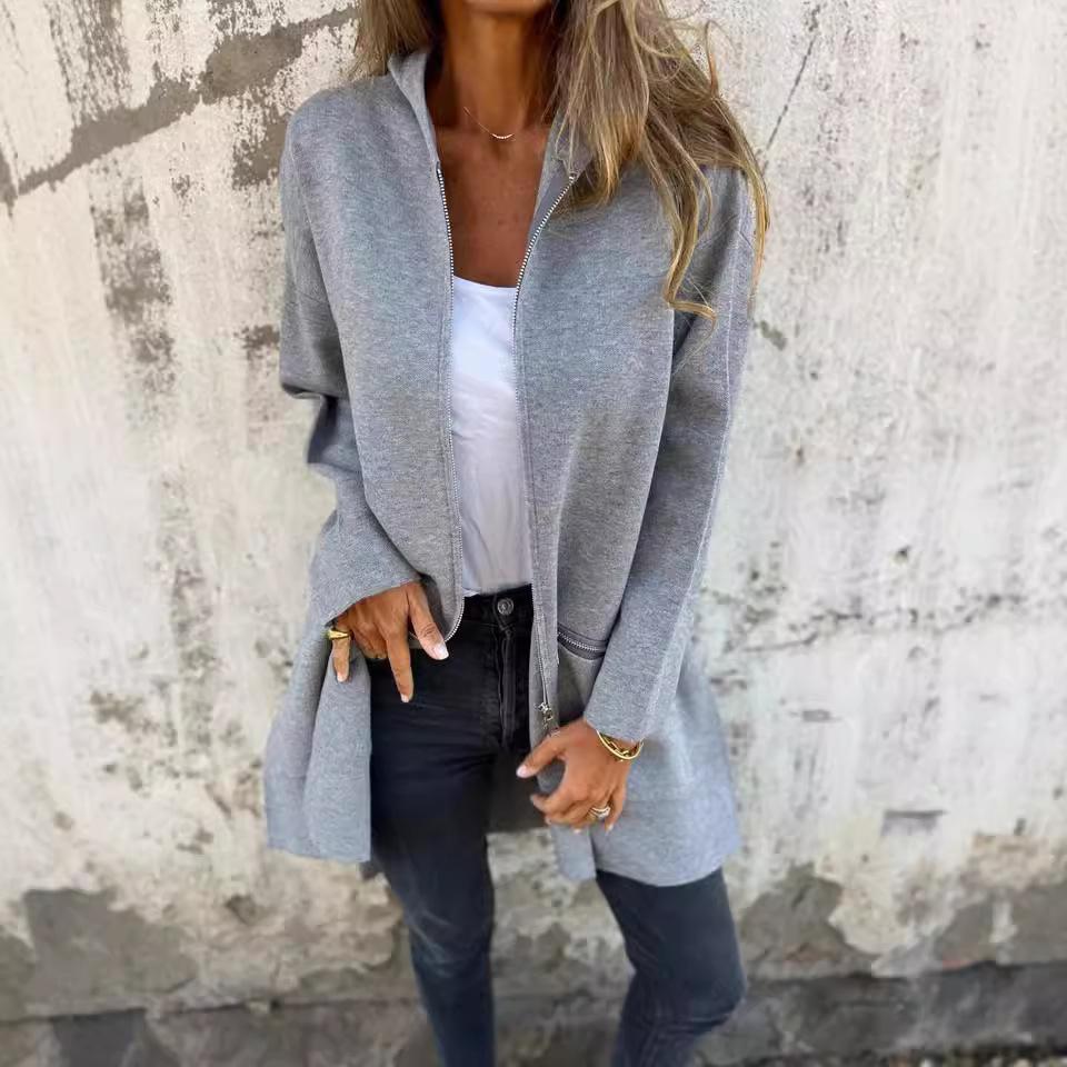 Women's Casual Long Sleeve Open Front Cardigan Sweater in Multiple Colors