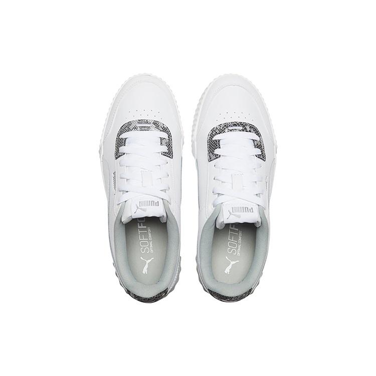 (WMNS) PUMA Carina Lift Snake White/snake Print Low Casual Board Shoes Women's 373230-01