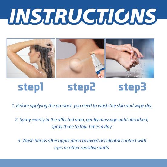 Yousheng 50ml Fatty Lump Spray Skin Care Safe Body Lipoma Removal Liquid Spray for Unisex