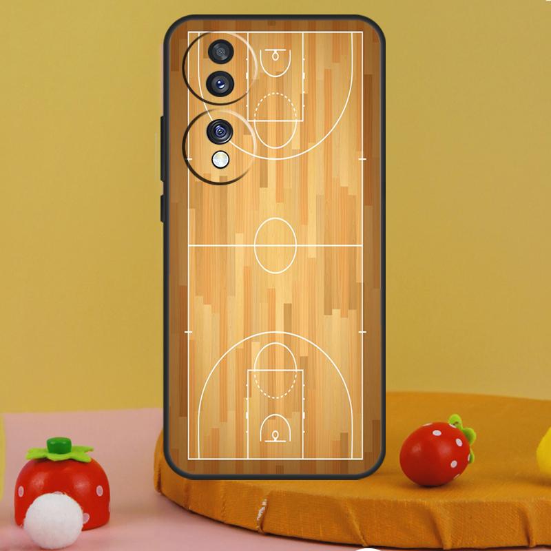 

Basketball Court Case For Honor 200 Magic 5 6 Pro X9c X9a X8a X7a X6a X7 X8 X9 X8b X9b 50 70 90 Lite Cover Honor Magic5 Lite