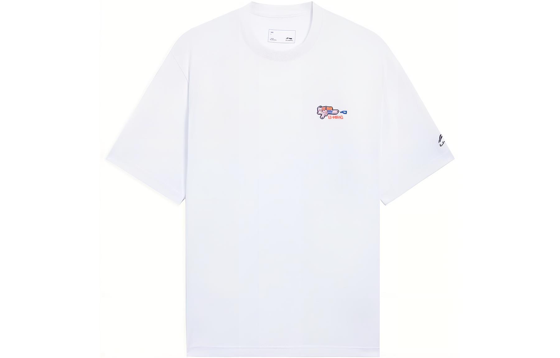 Спортивная модная коллекция Li Ning Футболка мужская Белая AHSS323-1 XL