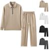 Мужской  Повседневный  Отложной воротник  Длинные рукава  Брюки  Комплект