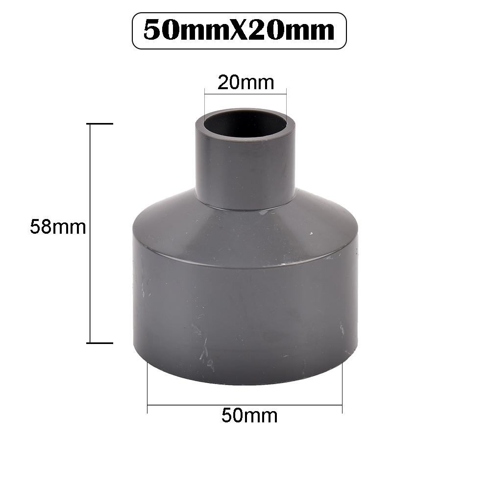 20/25/32/40/50mm fitinguri de furtun de irigații de grădină PVC drepte reductor fitinguri apă tub acvariu adaptor