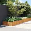 Raised Garden Bed 770 X 100 X 36 Cm Corten Steel