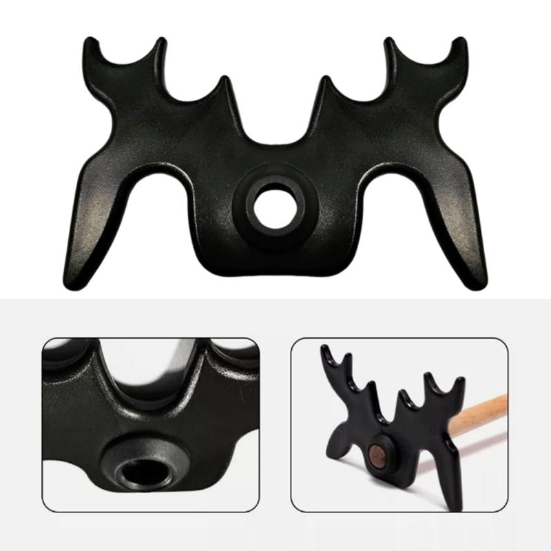 Light Weight Billiard Cue Rest Bridge Slip-On Portable Mooseheads Bridge Head Plastic Billiards Cue Rack Easy To Use