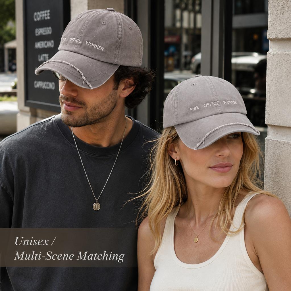 Vintage Distressed Baseball Cap 100% Cotton Twill Washed Unisex Dad Hat Custom Embroidery Casual Sports Cap