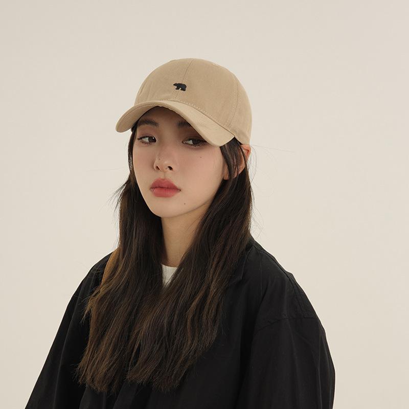 New summer style baseball cap with versatile wide brim, deep crown for women that makes the face appear smaller, trendy men s baseball cap that makes Adjustable【54—59cm】 хаки