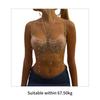 Beaded Body Chain Multilayer Chest Chains Festival Raves Body Chain Harness Body Accessories Jewelry for Women Girls