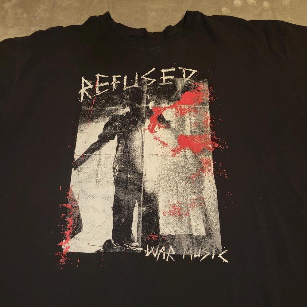 Refused War Music Band Short Sleeve Full Size S to 5XL Unisex T-Shirt S