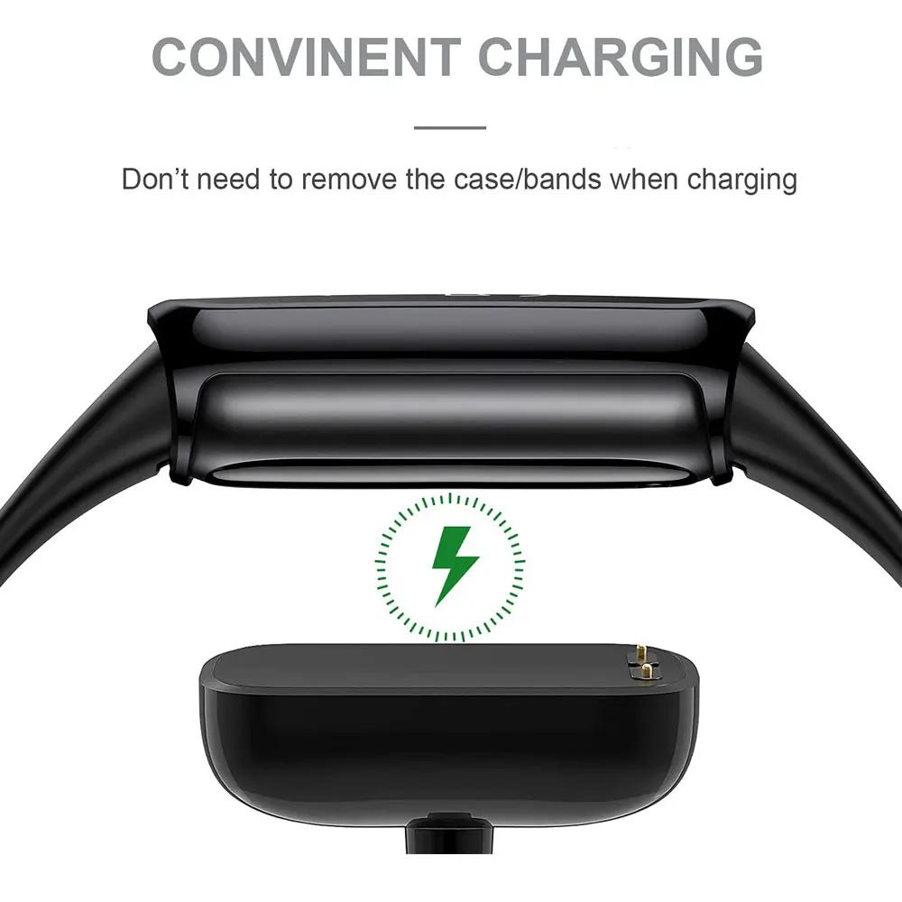 USB Ladekabel für Fitbit Charge 5 6 Ersatz-Ladeadapter Ladekabel Ladestation für Fitbit Luxe Uhr