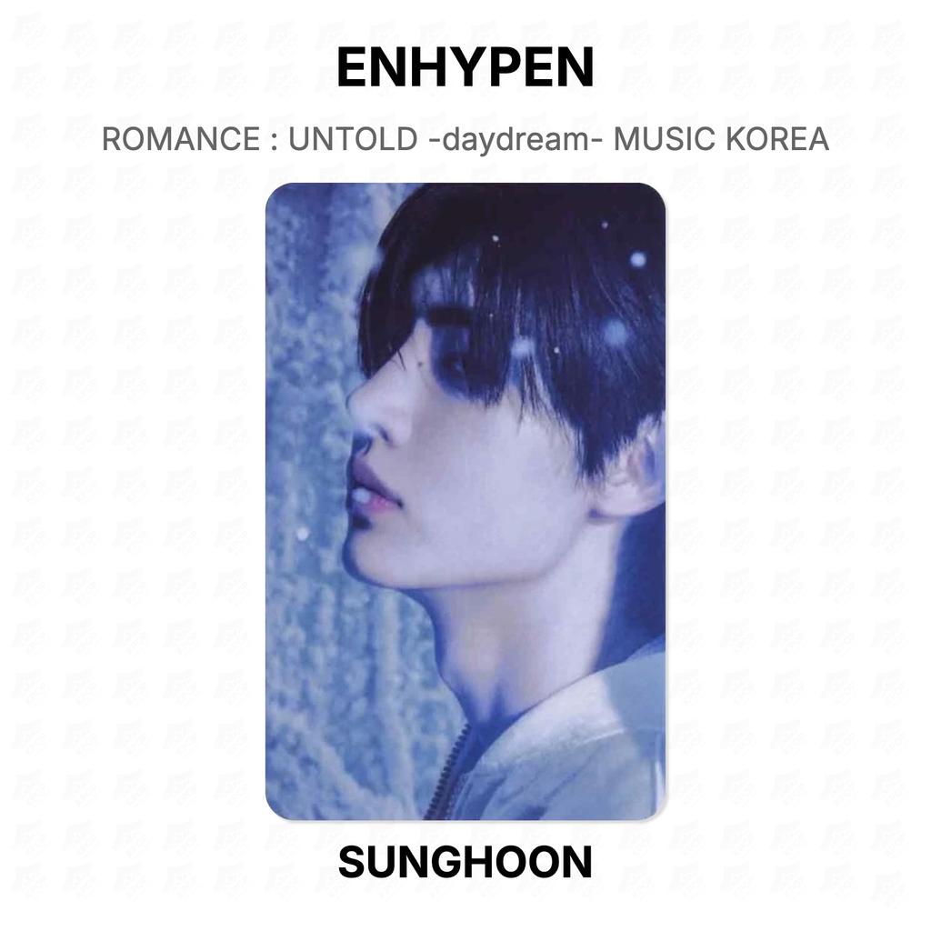 ENHYPEN ROMANCE : UNTOLD -daydream- MUSIC KOREA Oficiální fotokarta