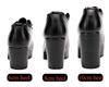 6cm 8cm 10cm Small Size 32-43 Deep Mouth Soft Leather Shoes Women Platform Pumps 2025 Fall Block High Heels Shoes Office Model