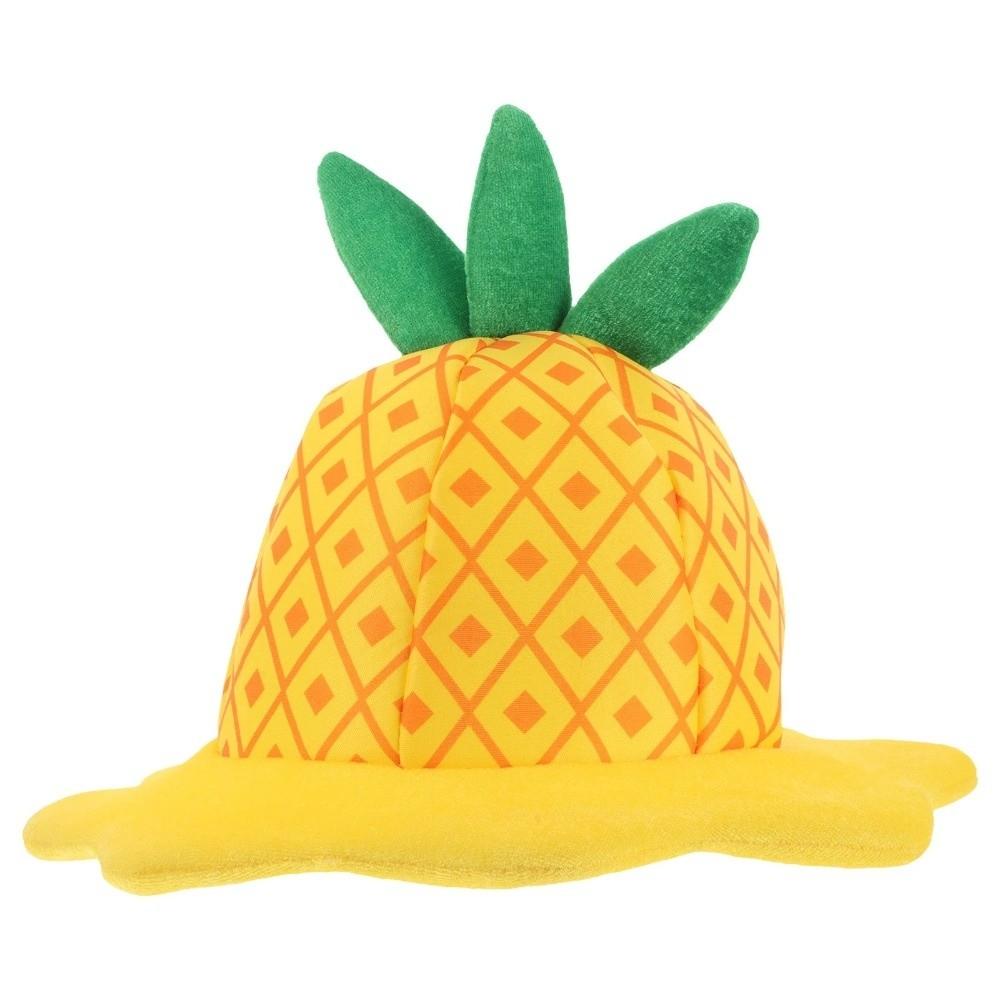 Soft Plush Cartoon Fruit Hat Funny Cosplay Headwear Pineapple Hat  Carnival Festival