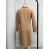 Women's Vintage Casual Lattice Print Autumn Winter Long Sleeve POLO Neck Jackets & Coats