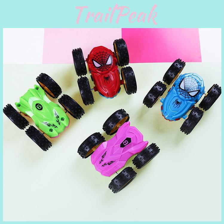Sided Double Inertia Toy Vehicle With Flip Function For Kids Play Educational