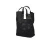 New Large Capacity Hand-Woven Pinwheel Knot Tote Bag with Niche Cutout Design for Mother and Child.
