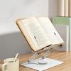 Wood Reading Stand Height Angles Adjustment Bookstand Book Holder for Kid Adult