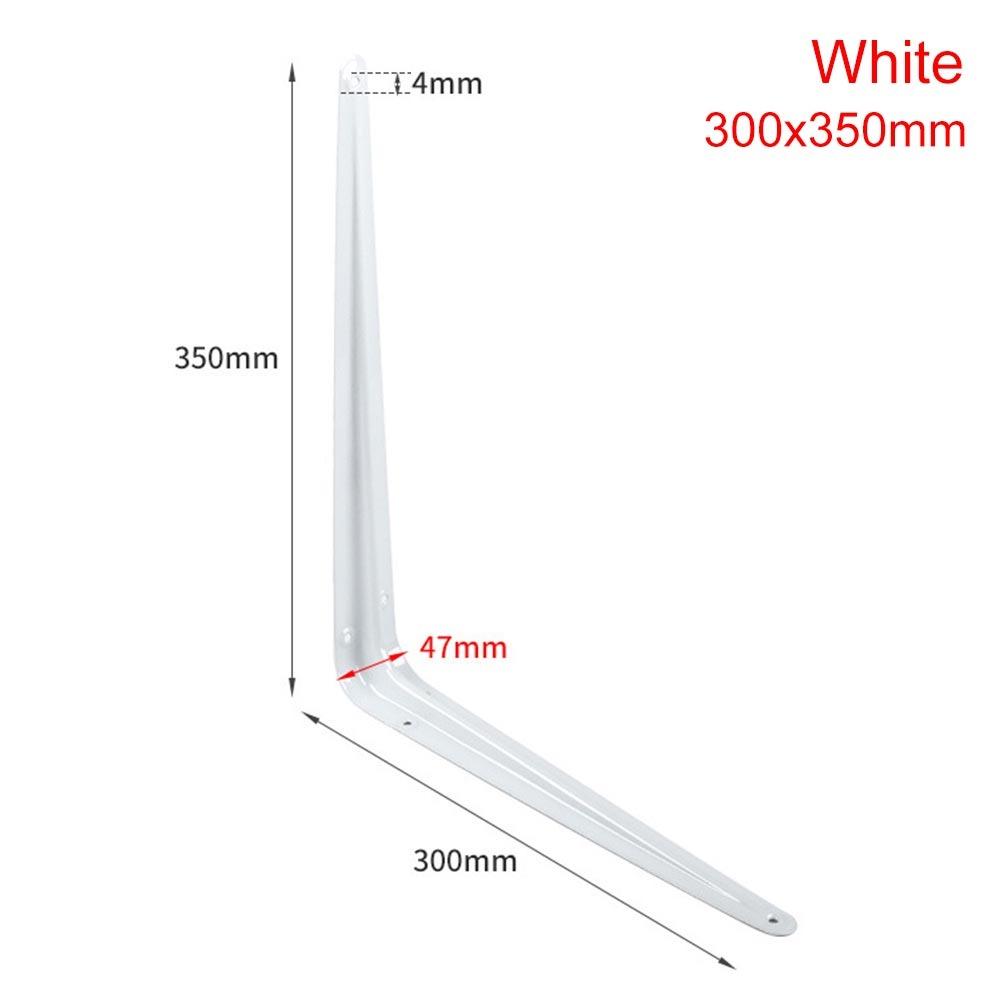 1Pcs New 4-14inch Triangular Bracket Support Wall Mount Hanging L-shaped Mounting Bracket Black White Fixed Shelf Corner Brace