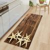 Imitation Wood Grain Stripe Kitchen Mat Entrance Doormat For Living Room Rug Home Bedroom Floor Hallway Balcony Anti-Slip Carpet