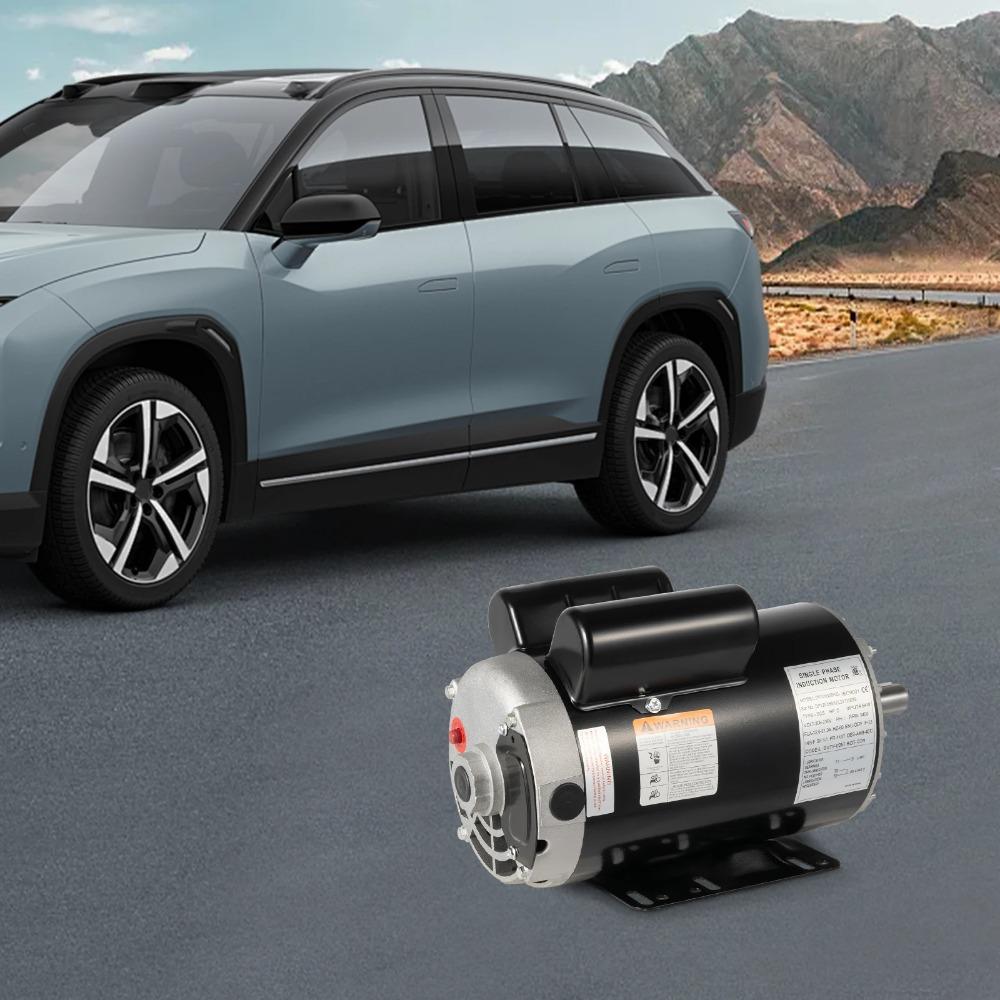 

5 HP, 3450 RPM, 208-230 V, 60 Hz, Compressor Electric Motor with 7/8-inch Shaft, 143/5T Frame, Single-Phase Air Compressor Motor United States