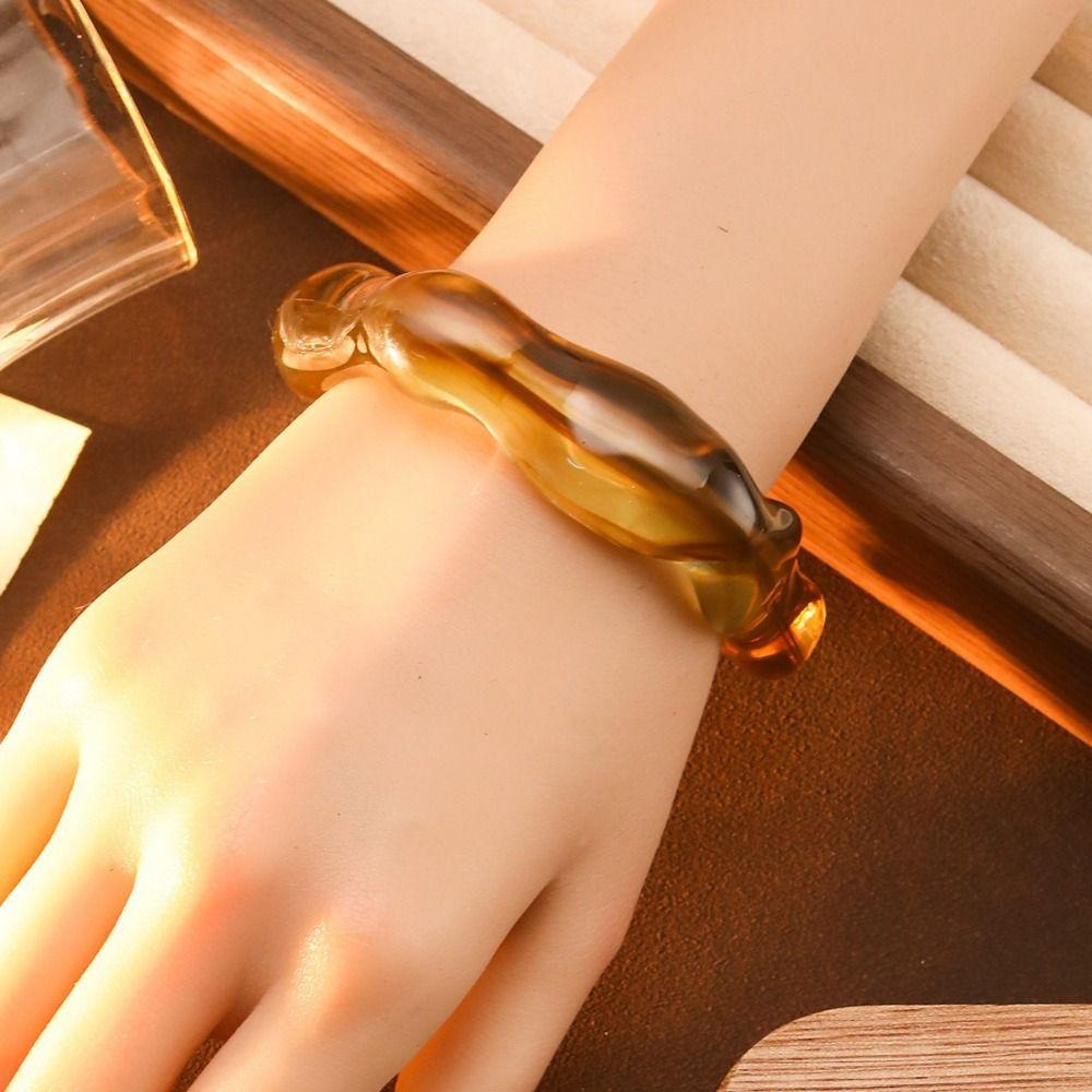 Minority Design Irregular Wide Bracelet Europe American Style Retro Hand Ring  Women