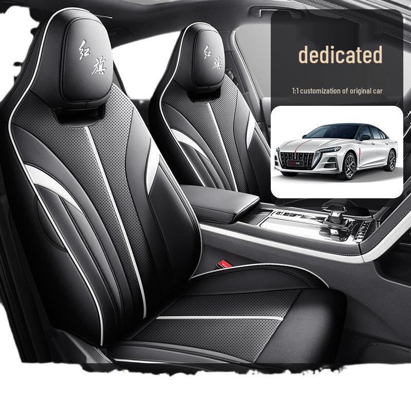 Hongqi H6 All-Season Breathable Leather Seat Cover - Full Coverage Cushion for New Car