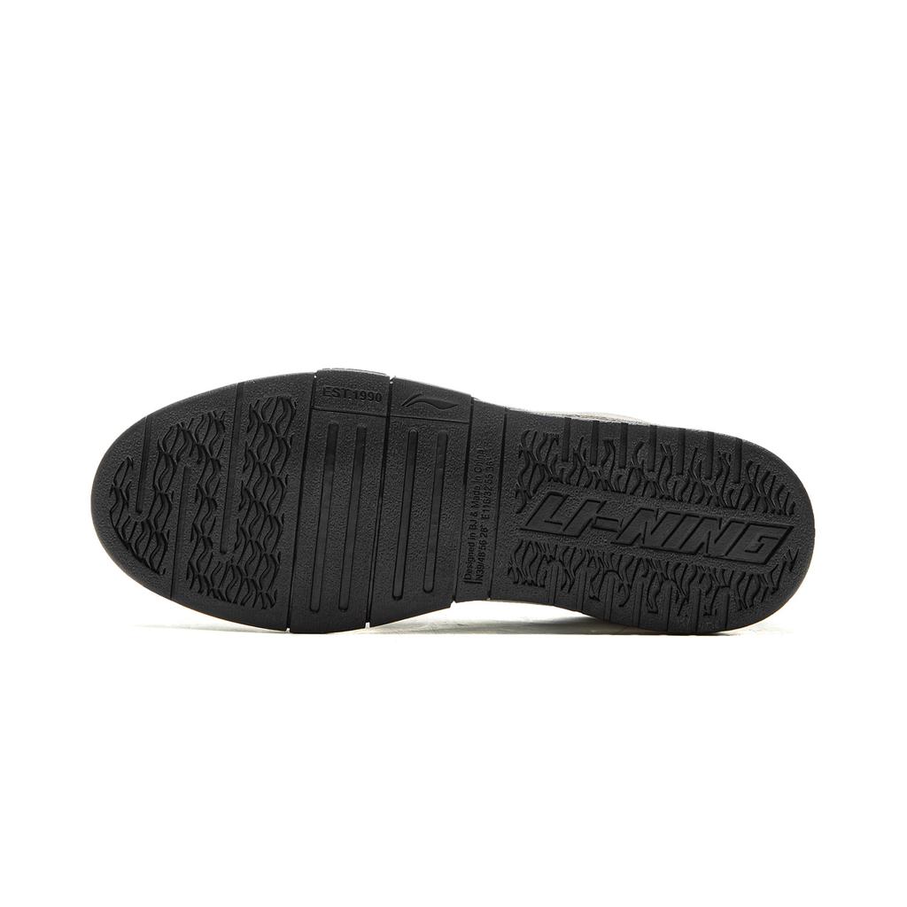 Li Ning Wave Pro Synthetic Leather Cushioning, Wear Resistant Low Top Skateboard Shoes Unisex AEPV067-3