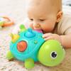 Flat Ground Escape Moving Walking Turtle Automatic Sensing Crawling Turtle Toys  For Babies