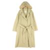Beauty Products ELENDEEK Long Sleeve Long Wool Coat 1 Ivory Women Used