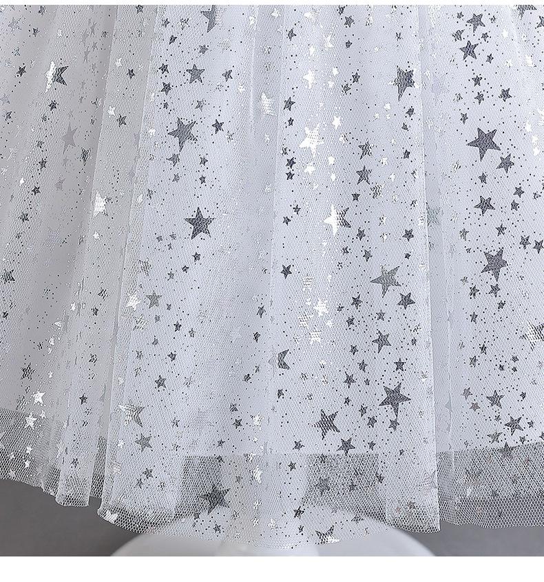 Pailletten Puffärmel Kleid für Mädchen - Babys erster Geburtstag Hochzeit und Abendkleid