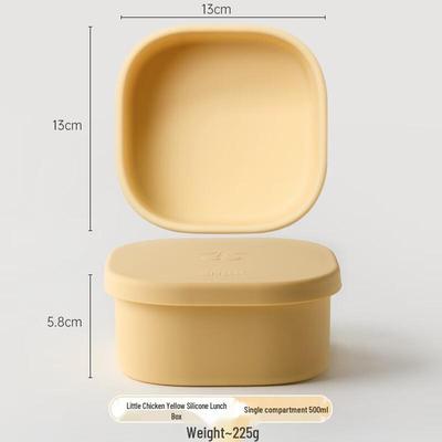 Tragbare Silikon-Lunchbox