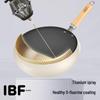 IBF 24cm Non-stick Cast Iron Wok
