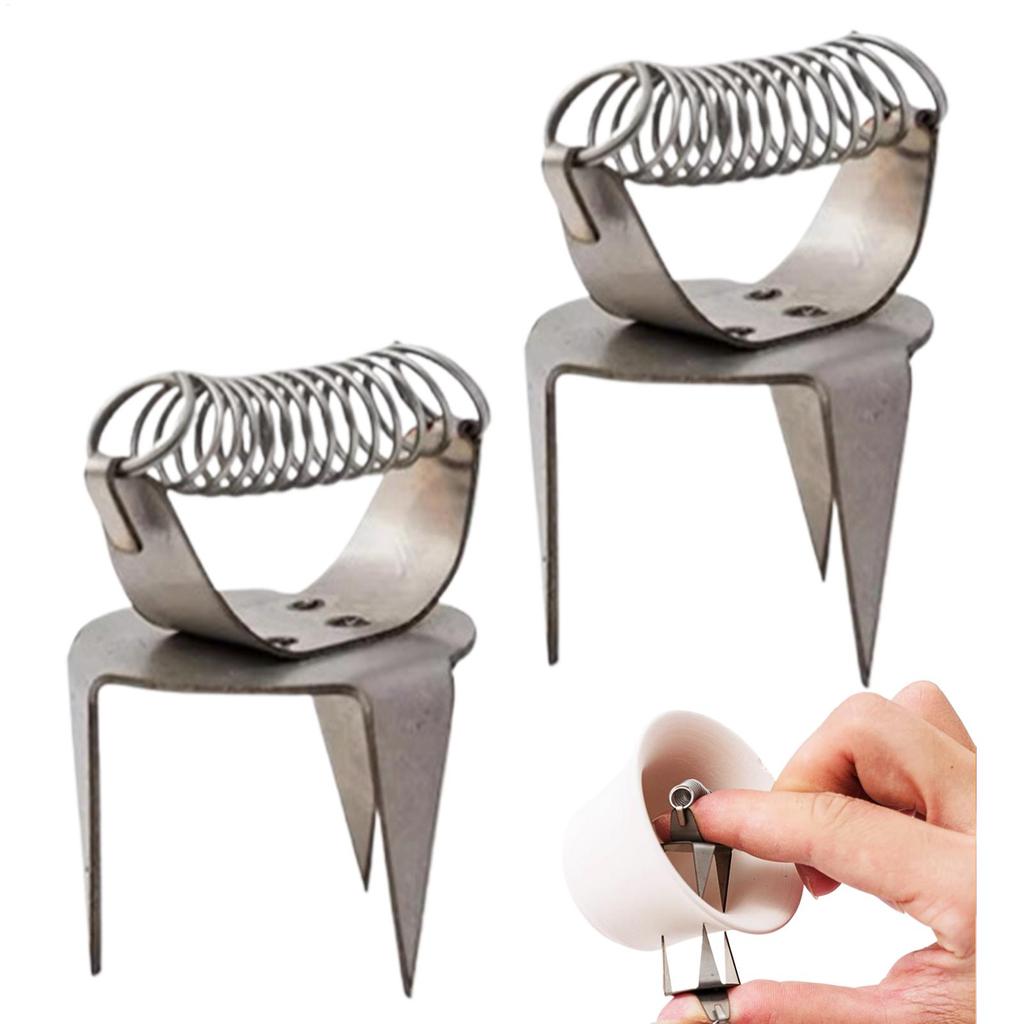 Fingerspitzen-Tauchglasur-Klammern Ton-Skulptur-Tauchzange Keramik-Glasurwerkzeug für Keramik, Keramik, Polymer-Ton