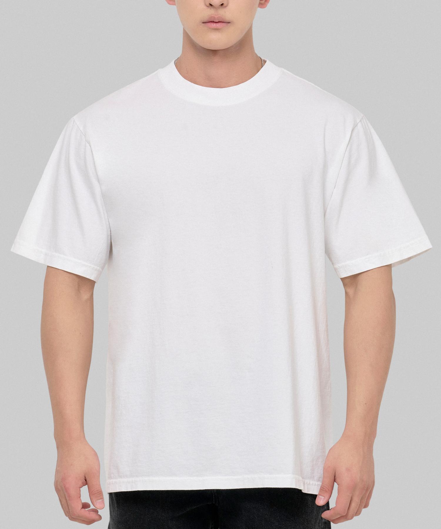 Shakawear 7.5Oz Max Heavyweight Plain Oversized Short Sleeve T-Shirt (8 Colors) (Type A) Navy/2Xl