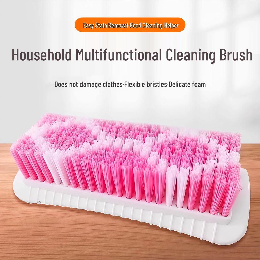 Durable Hard-Bristle Shoe Cleaning Brush with Extended Handle