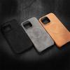 Quality Artificial Leather Phone Case with Magsafe for iPhone 12 13 14 15 16 17 Pro Max Plus Business Casual iPhone Cases Cover