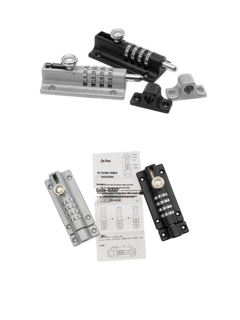 Zinc Alloy Anti-Theft Combination Latch Lock for Wooden Courtyard Gate