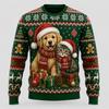 Felpa con Stampa Animalier di Babbo Natale Moda Autunno Inverno Abbigliamento per Feste Natalizie Maglione Brutto Streetwear alla Moda Top Unisex