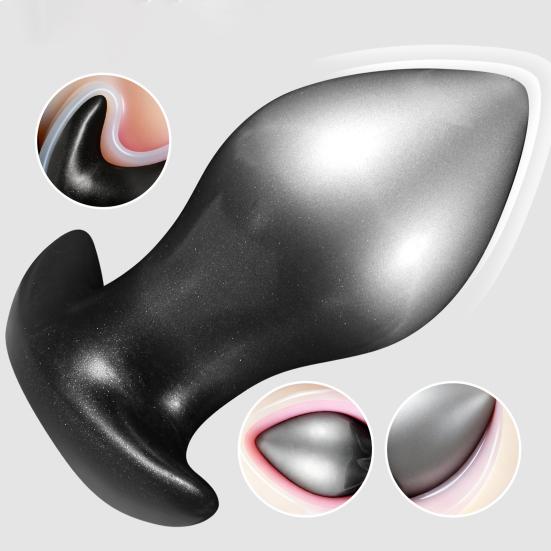 Silicone Anal Plugs Body-Safe Graduated Size Butt Plugs for Beginners Advanced Ergonomic Flexible Reusable Discreet Adult Toy