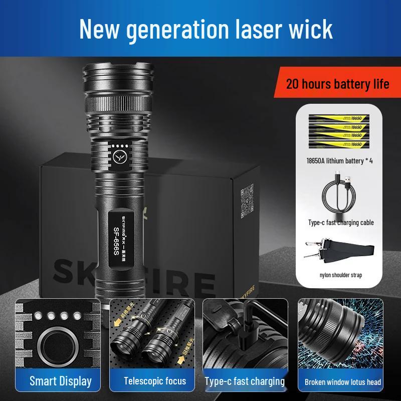 Tianhuo Multi-Function Rechargeable LED Flashlights