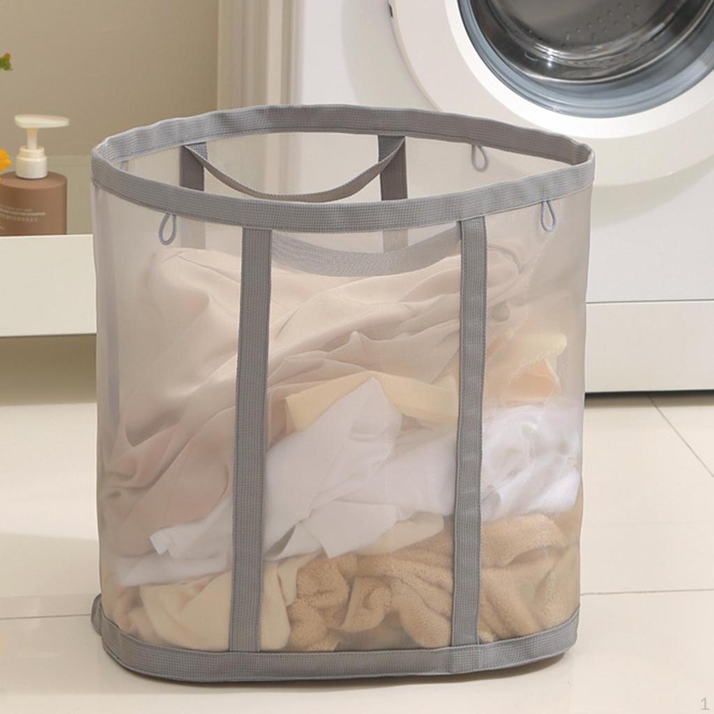 Hanging Mesh Laundry Basket for Storage of Dirty Clothes And Toys