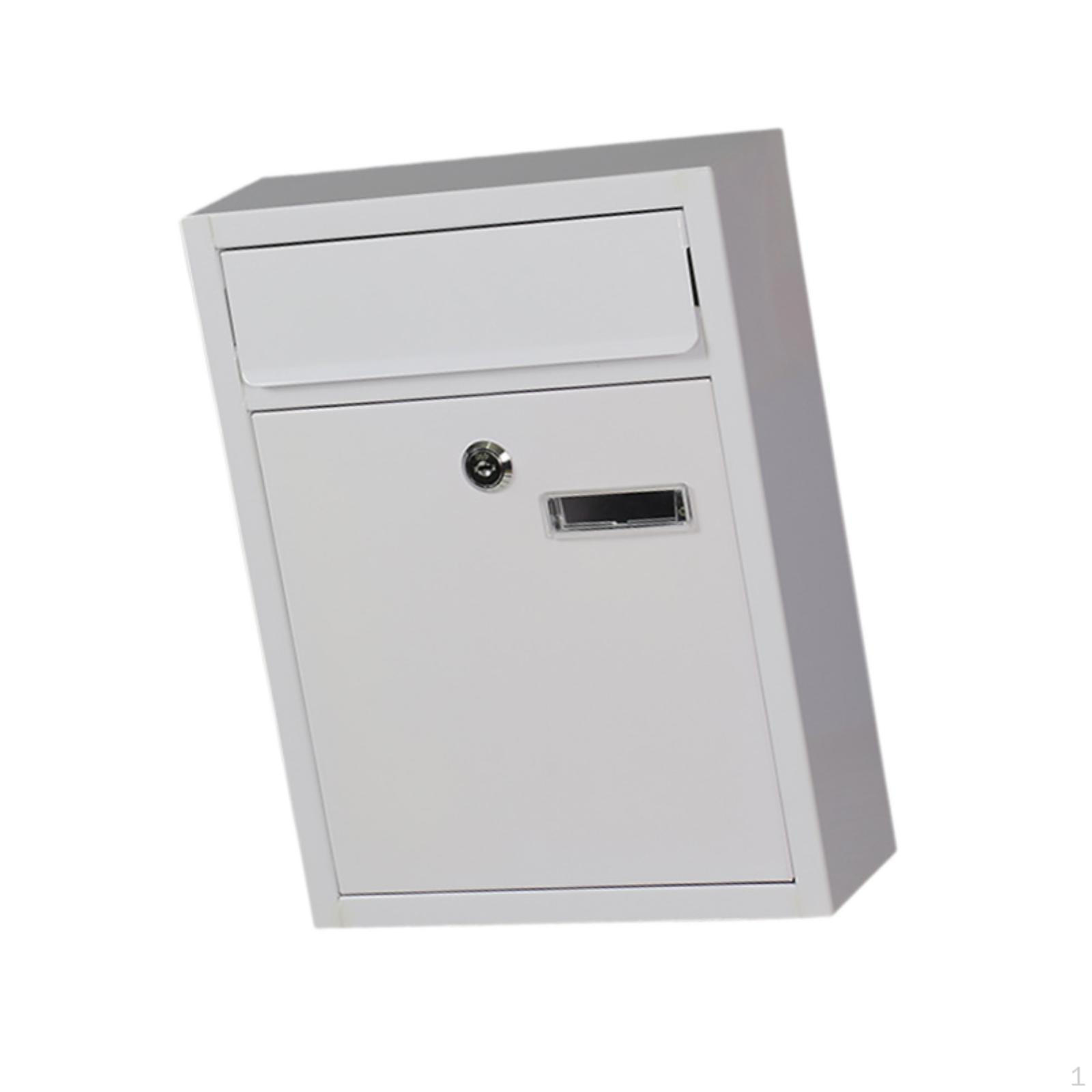 

Навесной почтовый ящик с замком для безопасной доставки почты на дом белый