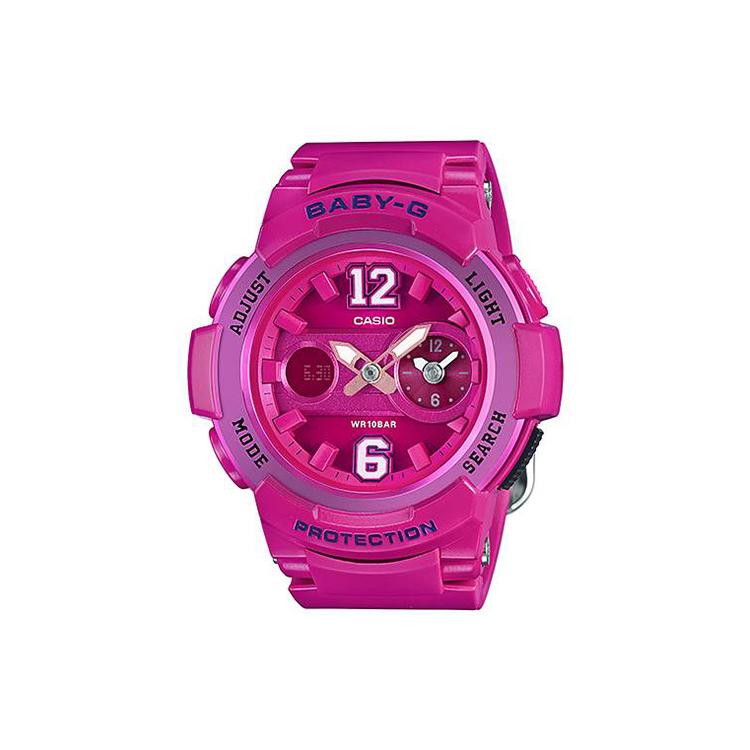 CASIO Women s BABY-G Red Watch BGA-210-4B2 BGA-210-4B2 Rose Red Strap