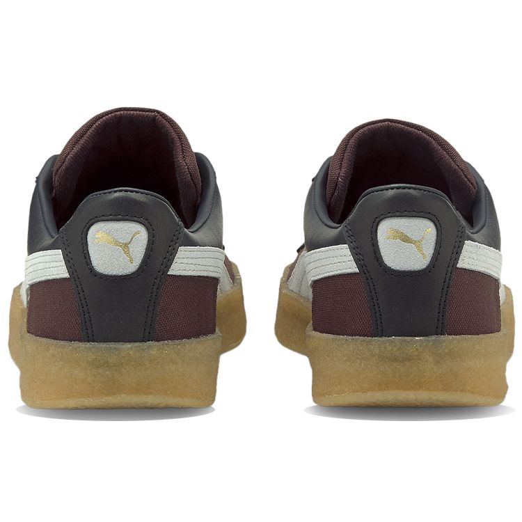 Puma Suede Crepe Patch - Fudge Grey Violet Unisex Sneakers Black Ebony 381195-02