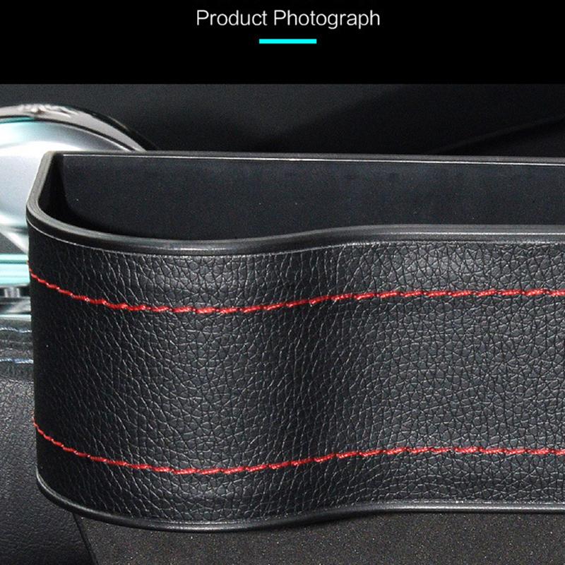 Black Car Seat Gap Storage Box Car Accessories Storage Box Suitable Car Organiser For Carrying Wallets Mobile Phone Slit