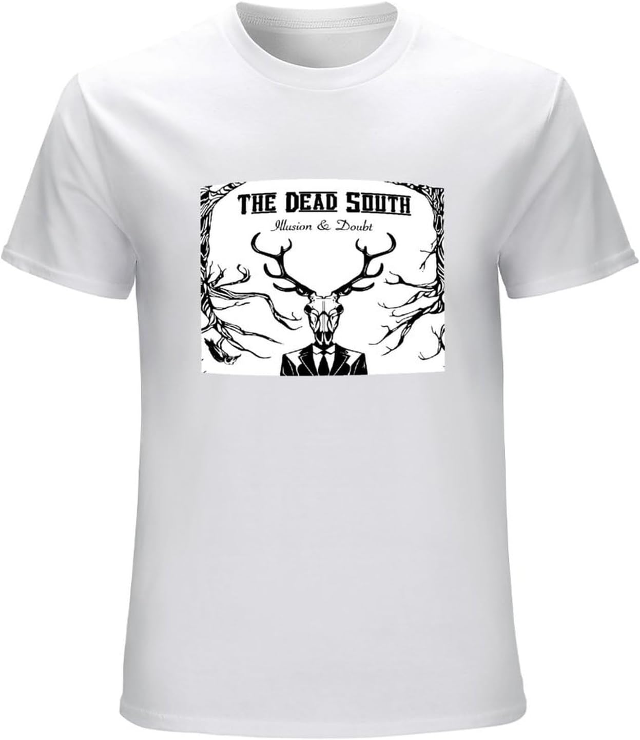 The Dead South Mens T Shirt Illusion and Doubt XS белый