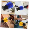 TOPPERFUN 2pcs Clean Brush Head Drill Wheel Cleaning Brush Cleaning Scrub Brush They Detail