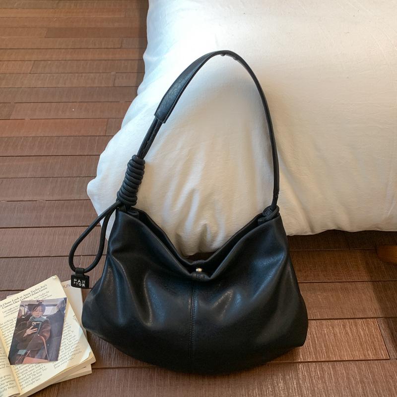 Lazy Style Casual Commuting Shoulder Bag, Large Capacity Tote Bag