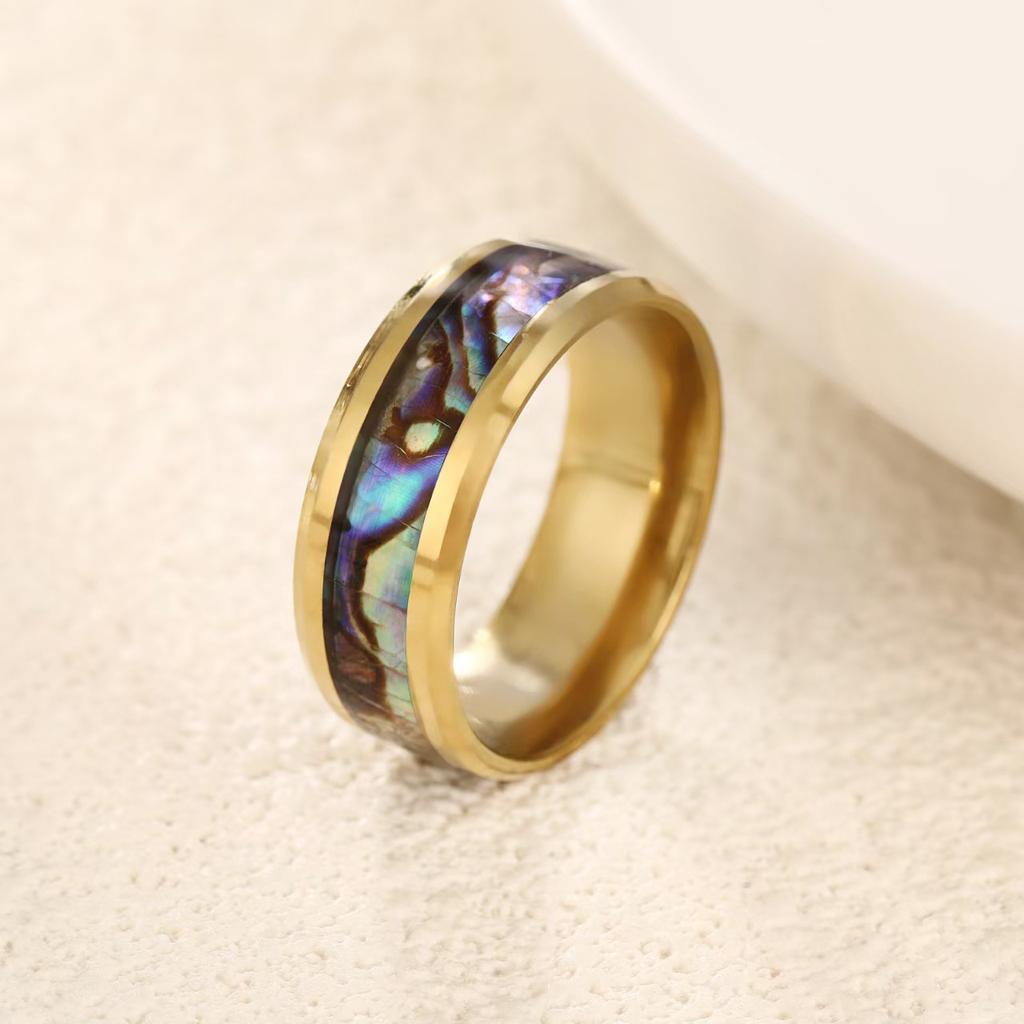 1Pcs Stainless Steel  Rings Simple Titanium Steel Ring for Men Women High Quality Anti Stress Jewelry